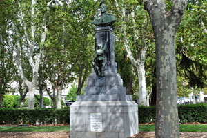 The monument to Captain Ángel Melgar “1876-1909”