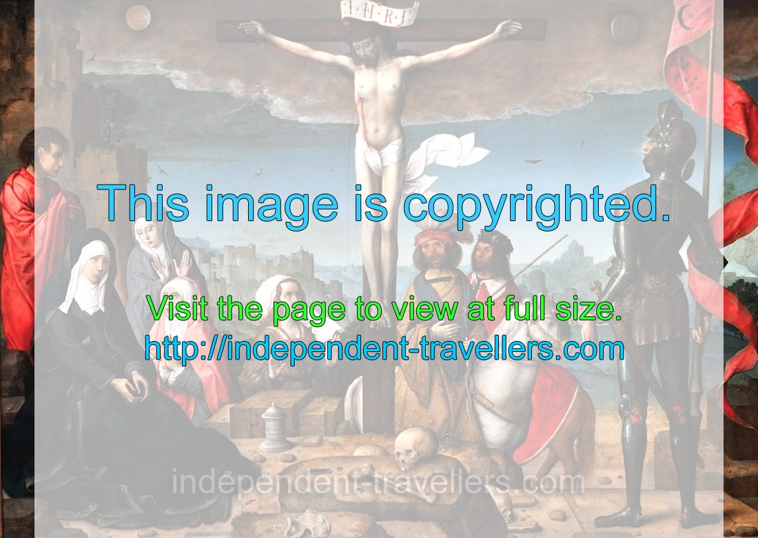 The Crucifixion by Juan de Flandes