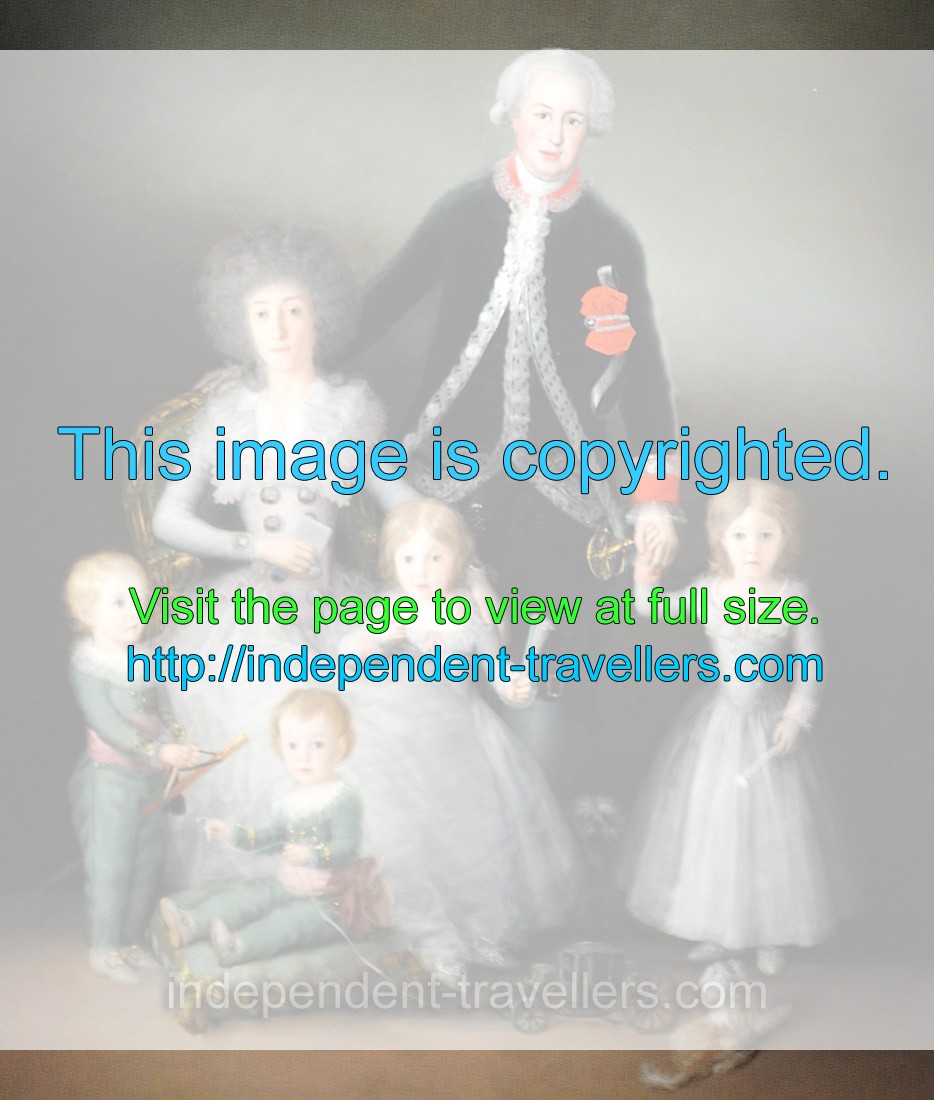 The Duke and Duchess of Osuna and their Children by Francisco Goya