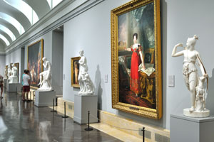 The Prado Museum features one of the world's finest collections of European art, dating from the 12th century to the early 20th century