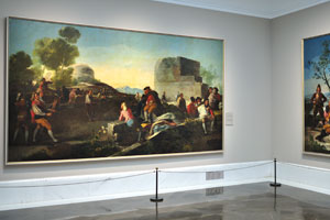 The Game of Pelota by Francisco Goya