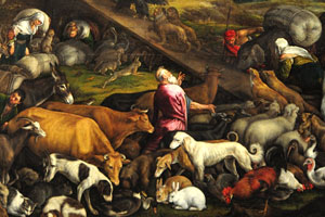 The Animals entering Noah's Ark by Jacopo Bassano