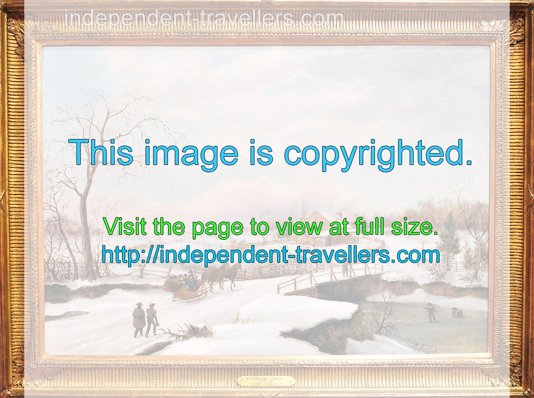 Philadelphia Winter Landscape “1830 - 1845” by Thomas Birch