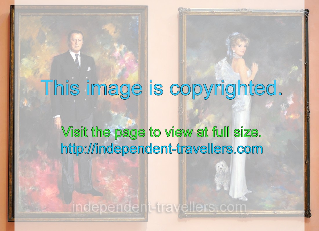 The portraits of Hans Heinrich Thyssen-Bornemisza and his spouse