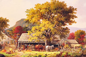Autumn in New England, Cider Making “1863” by George Henry Durrie