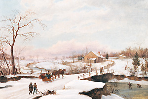 Philadelphia Winter Landscape “1830 - 1845” by Thomas Birch