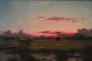 The Marshes at Rhode Island “1866” by Martin Johnson Heade