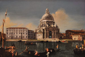 The Grand Canal with Santa Maria della Salute “1738-1740” by Michele Marieschi