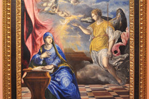 La Anunciación “1576” by El Greco
