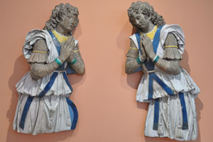 One of a Pair of Adoring Angels “1510” by Andrea Della Robbia