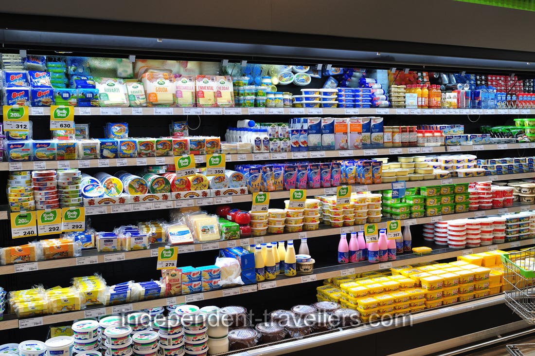 There are milk products in Keells supermarket