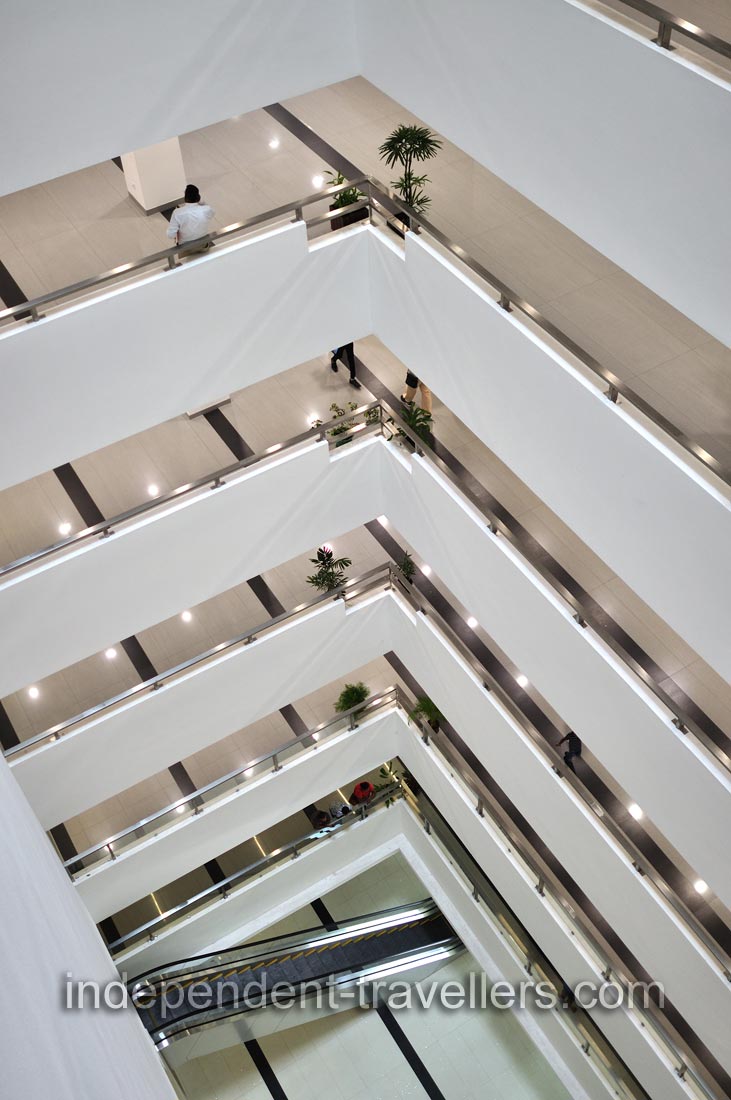 Numerous floors of the department
