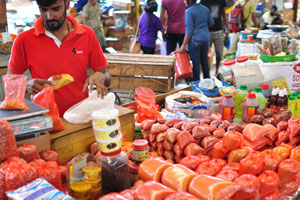 Spices are available at FOSE fruit & vegetable market