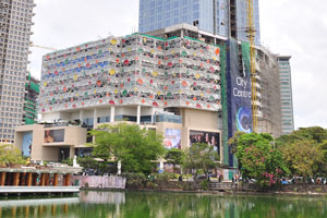 The Colombo City Centre is in the final phase of the construction process