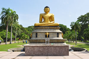 A Buddha statue