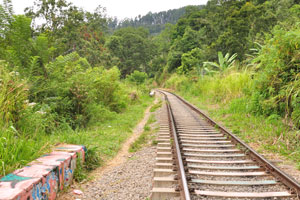 The railway track