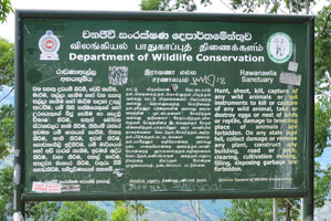 Department of Wildlife Conservation informs tourists