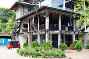 Three storey building of Ella Cafe