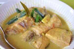 A fish dish at the Elegant Home Stay