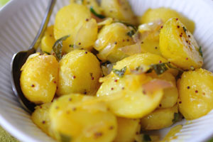 A potato dish at the Elegant Home Stay