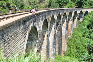 The Nine Arch Bridge is one of the best examples of colonial-era railway construction