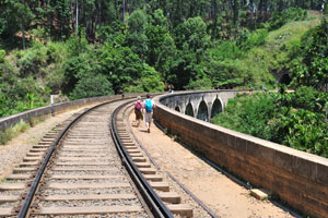 The bridge was built during the British Colonial period