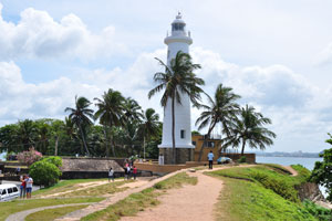 The Galle Lighthouse is Sri Lanka's oldest light station