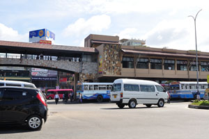 This section of Galle bus station is for local buses