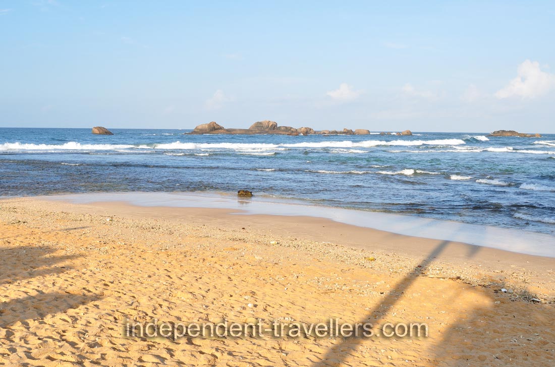 Turtle Beach as it looks after a sunrise