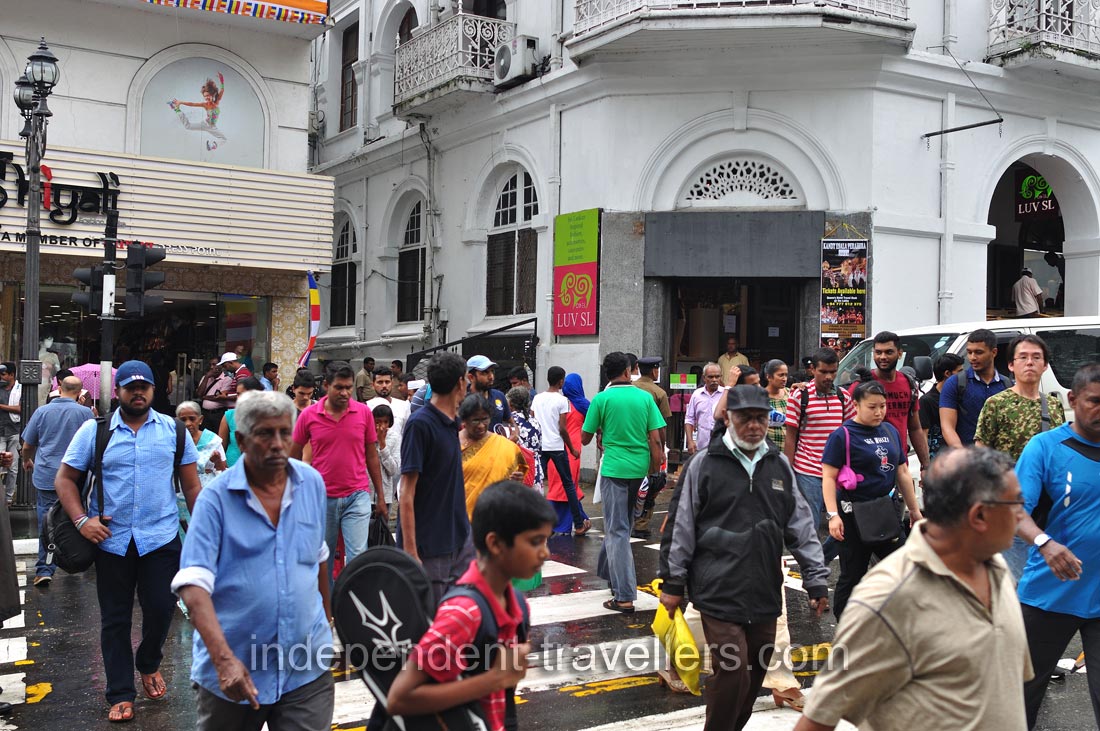 You can buy the tickets to Kandy Esala Perahera near LUV SL (ODEL) clothing store