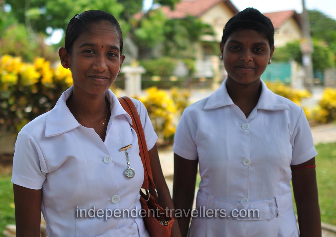 Two gorgeous Sri Lankan girls in Jaffna