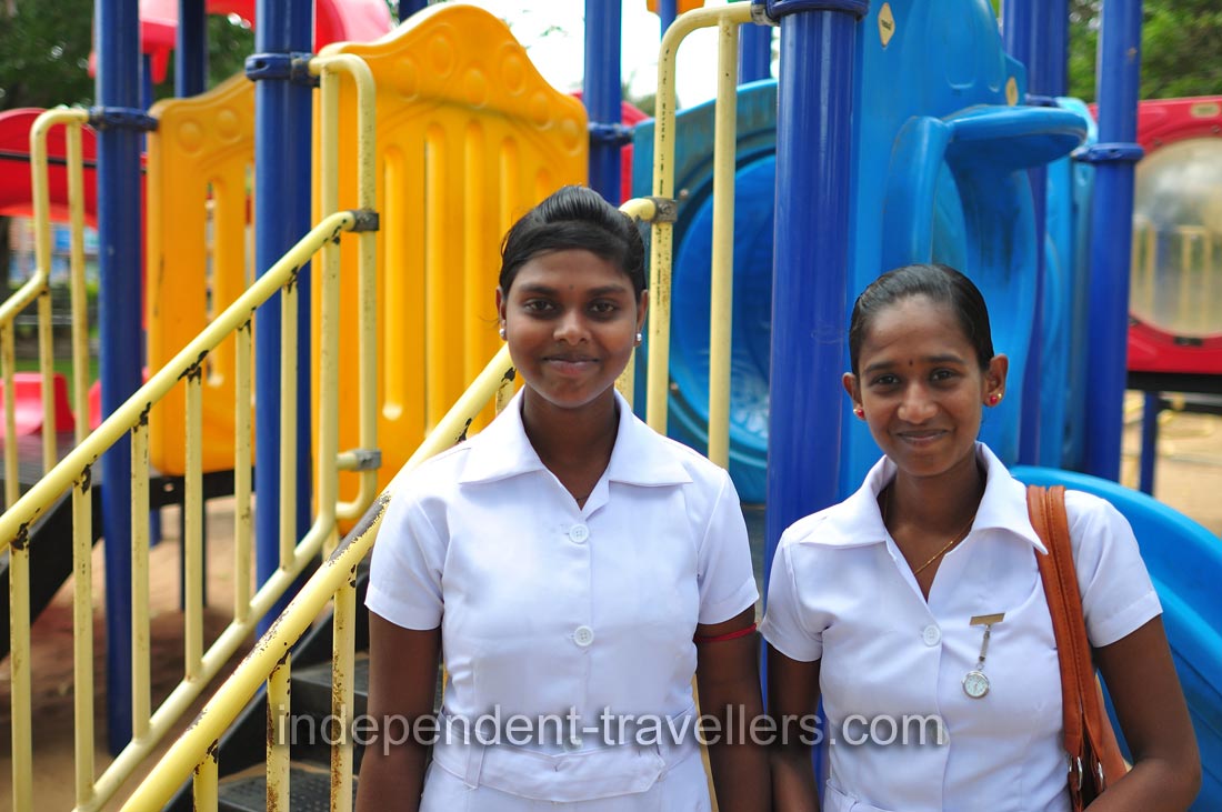 Two wonderful Sri Lankan girls in Jaffna