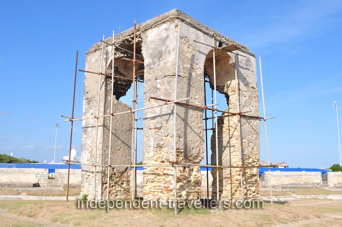 An arch of Jaffna Fort