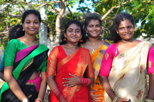 Wonderful Sri Lankan ladies in Jaffna