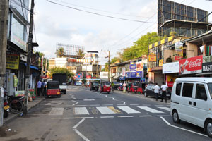 Colombo-Galle road is the main street of Aluthgama