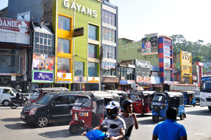 The downtown of Bandarawela
