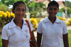 Two gorgeous Sri Lankan girls in Jaffna