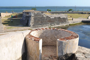 An observation point of Jaffna Fort