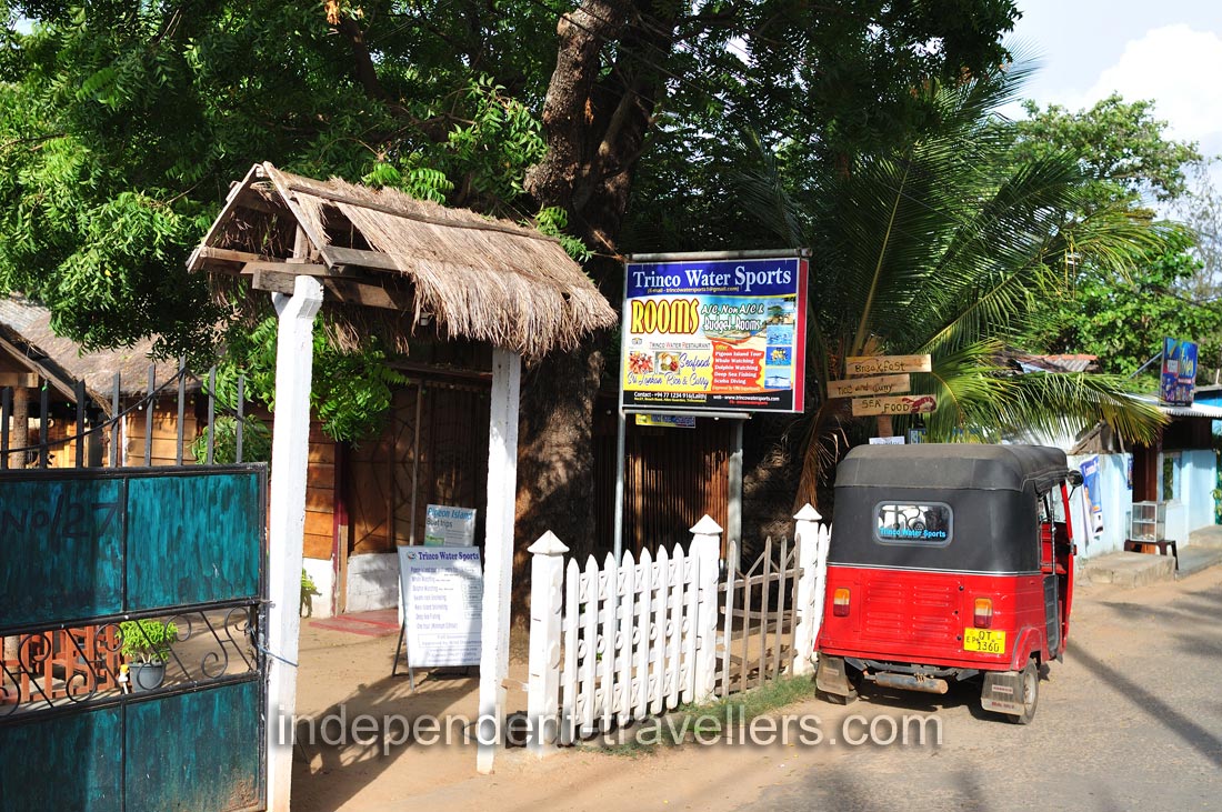 Trinco Water Sports rooms and restaurant