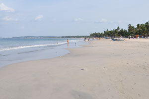 Trincomalee beach is called Uppuveli beach
