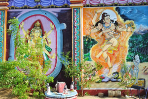 Thematic paintings adorn walls of Koneswaram Temple