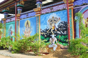 A wall of Koneswaram Temple