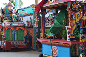 The colorful interior of Koneswaram Temple