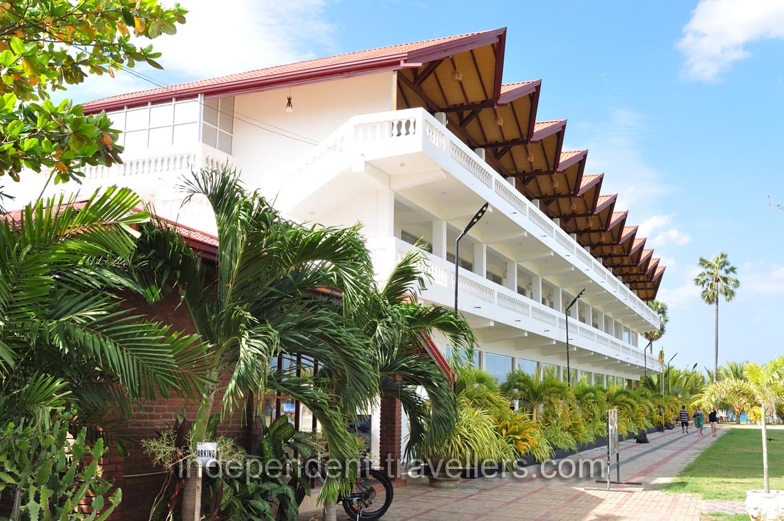 The main multistorey building of JKAB Beach Resort