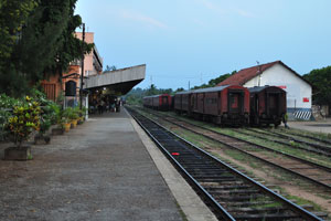 Trincomalee railway station as it looks early in the morning