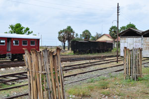 Railway tracks of Trincomalee Railway station