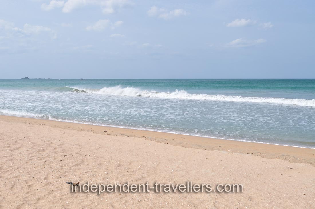 Nilaveli Beach as it looks in the beginning of August