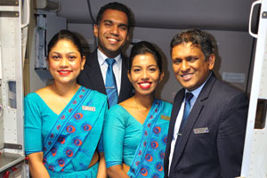 A marvellous crew of flight attendants