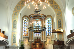 This is the interior of St. John's Church