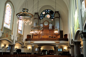 The grand organ of St. John's Church was built in 2008
